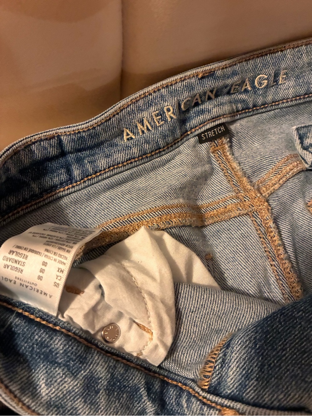 American Eagle Outfitters Light Blue Stretch Jeggings